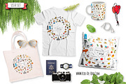 60 USA color hand drawn symbols!, an Object Graphic by Natasha-Pankina.com (Thumbnail 2 of 4)