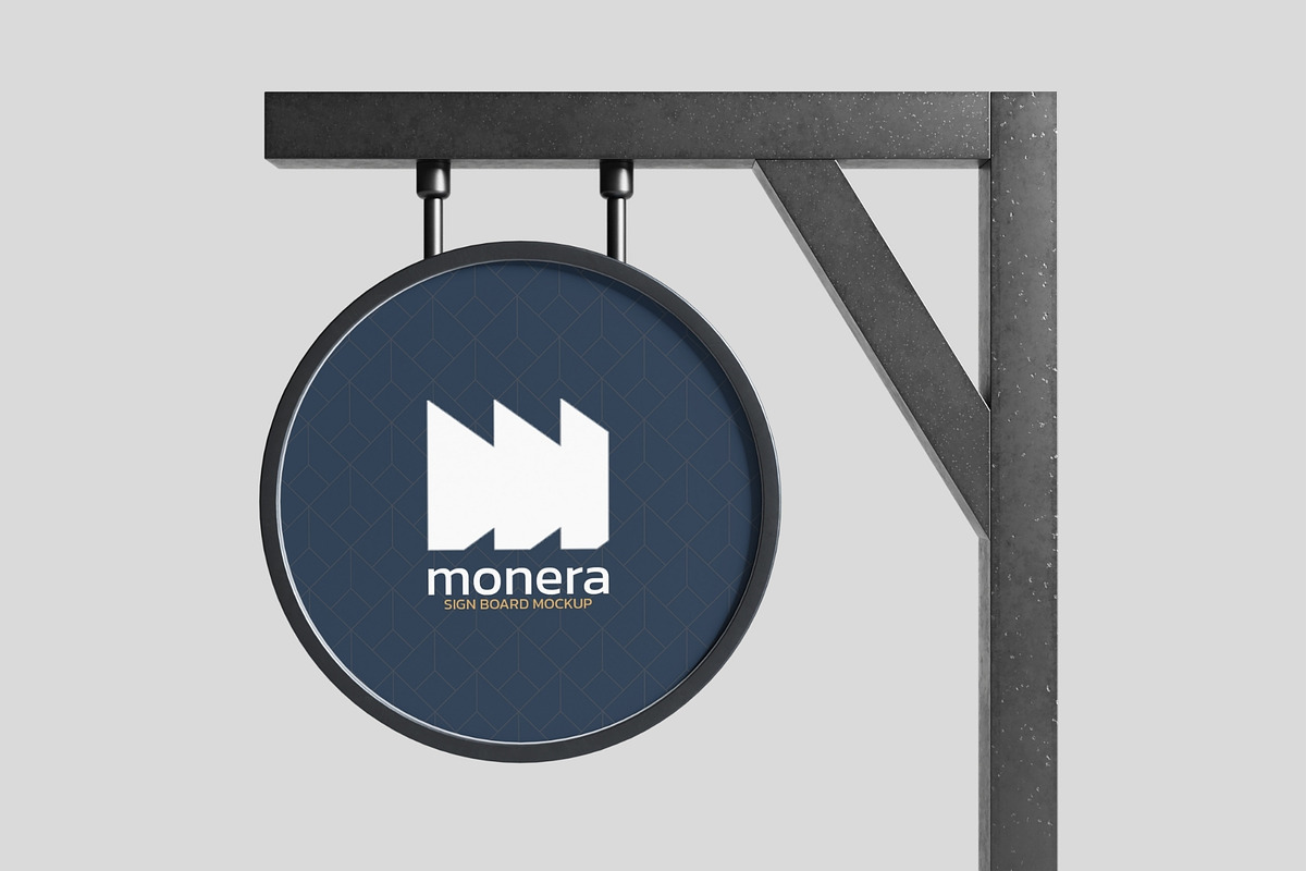 High Quality Signboard Mockup, an Advertising Mockup by MA-KING_ART