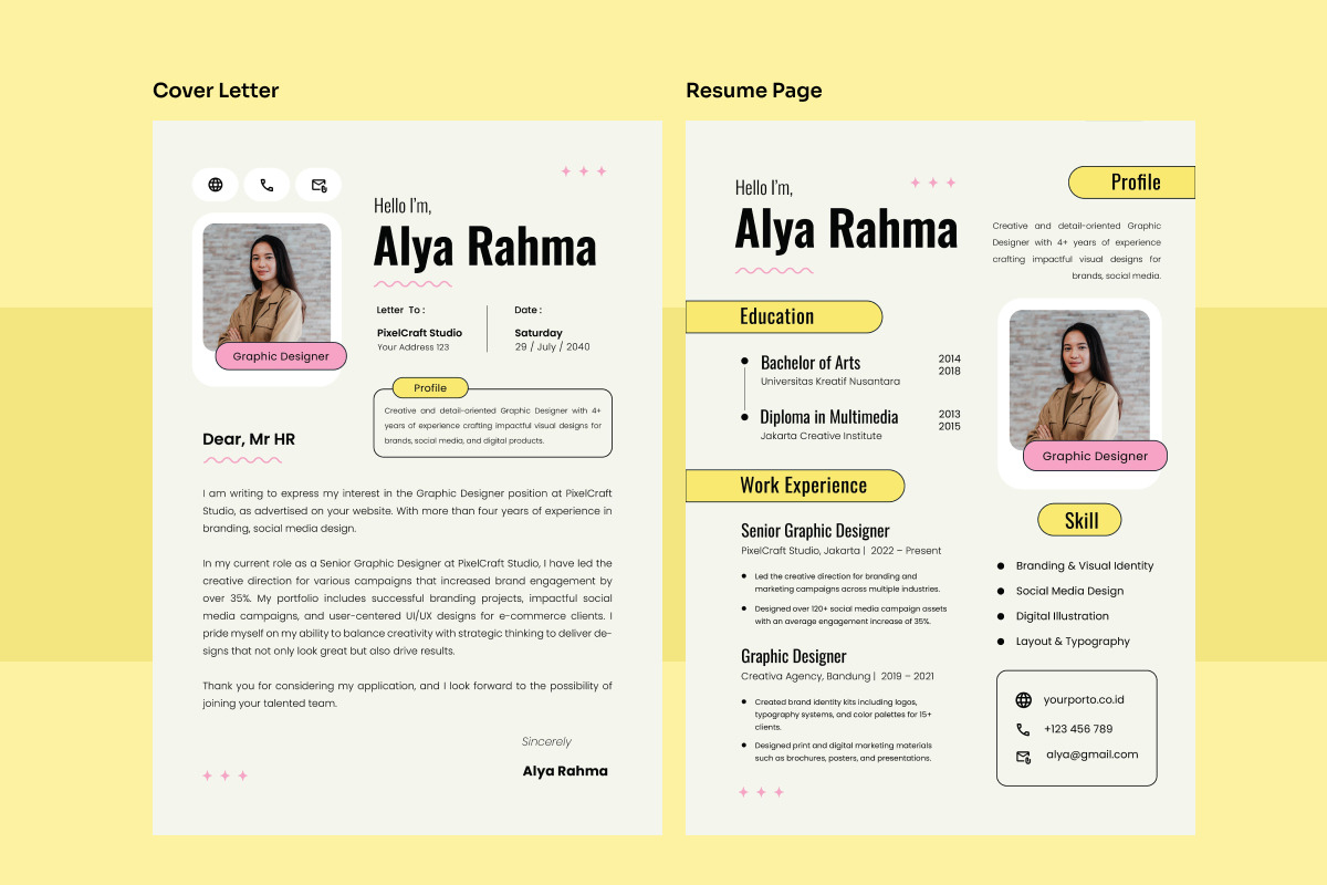 Professional Remote Work CV Resume