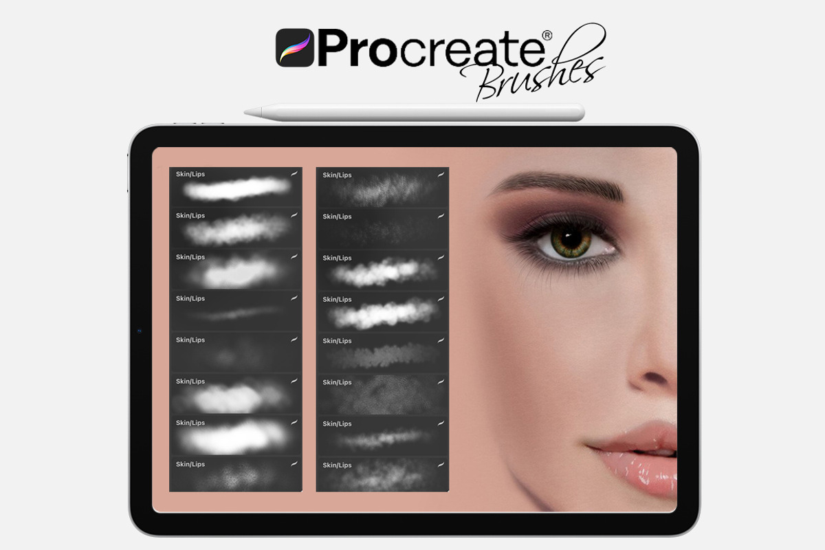 Portrait Brushes for Procreate, a Brush Add-On by FaeryDesign (Photo 6 of 7)