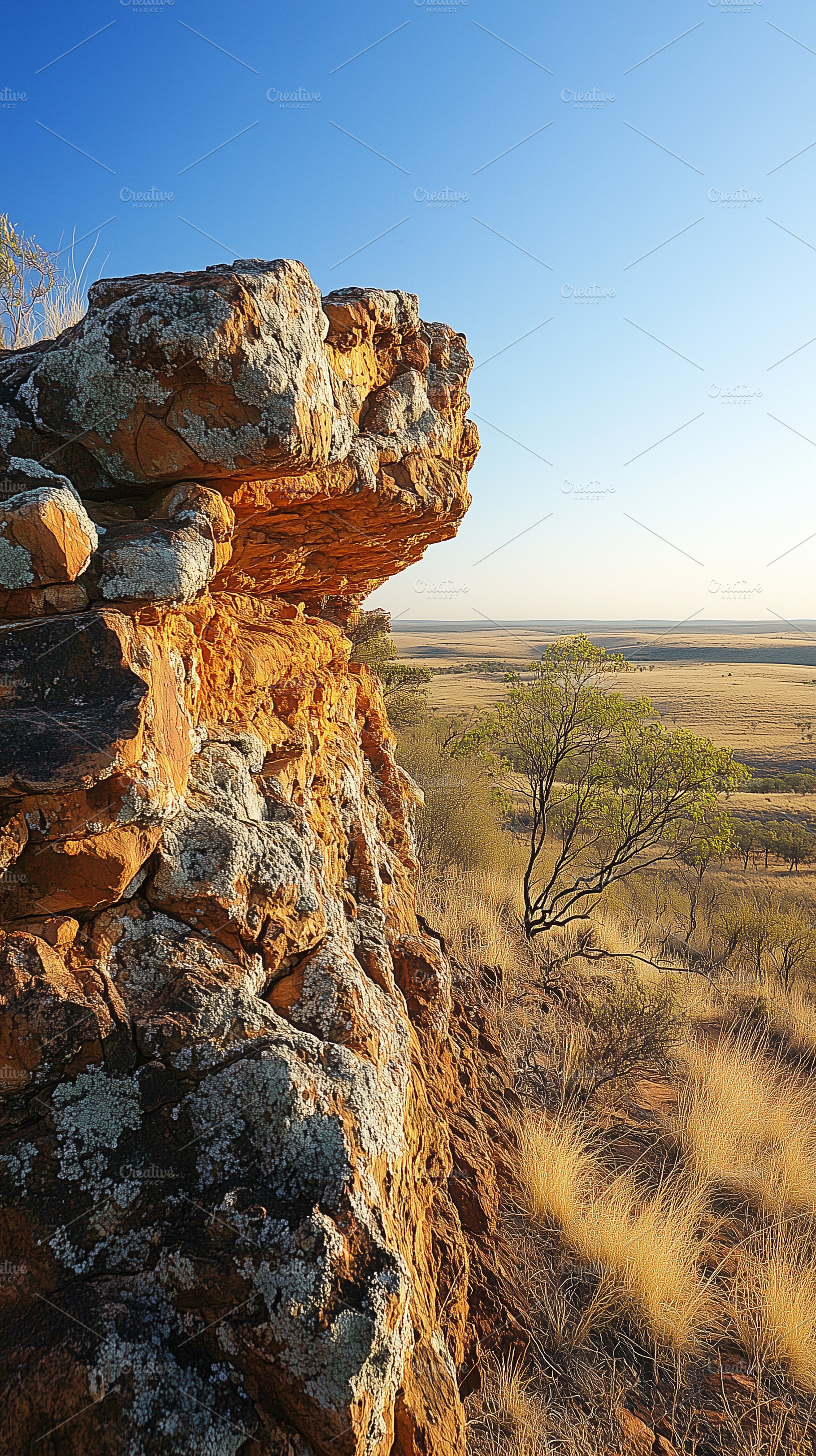 Close up on a desert rock formation, a Nature Photo by MistyDay