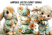 Whimsical Easter Clipart, an Illustration by Daily.Designs (Thumbnail 1 of 8)