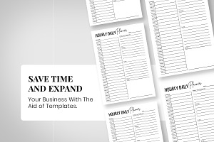 Daily Hourly Planner Printable Pdf