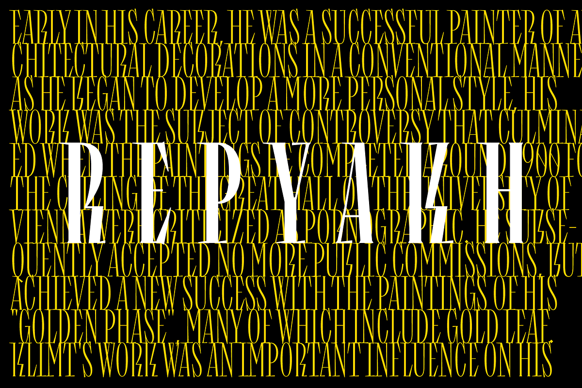Repyakh Serif type family, a Serif Font by LevType (Photo 2 of 14)