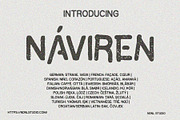 Naviren – Vintage Font, a Sans Serif Font by NDNL Studio (Thumbnail 1 of 9)