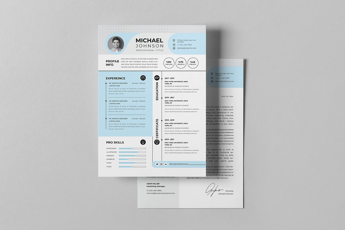Resume Word & Canva Template, a Resume Template by Template Zone (Photo 5 of 7)
