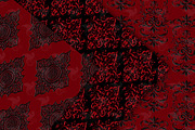 Red and Black Damask Digital Paper, a Texture Graphic by Digital Curio (Thumbnail 2 of 7)