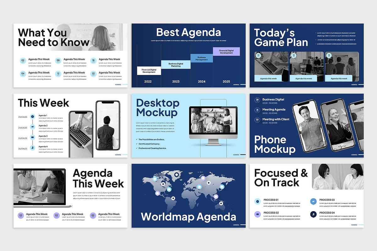 AGENDAZ - Agenda Powerpoint, a Presentation Template by rgbryand (Photo 4 of 7)