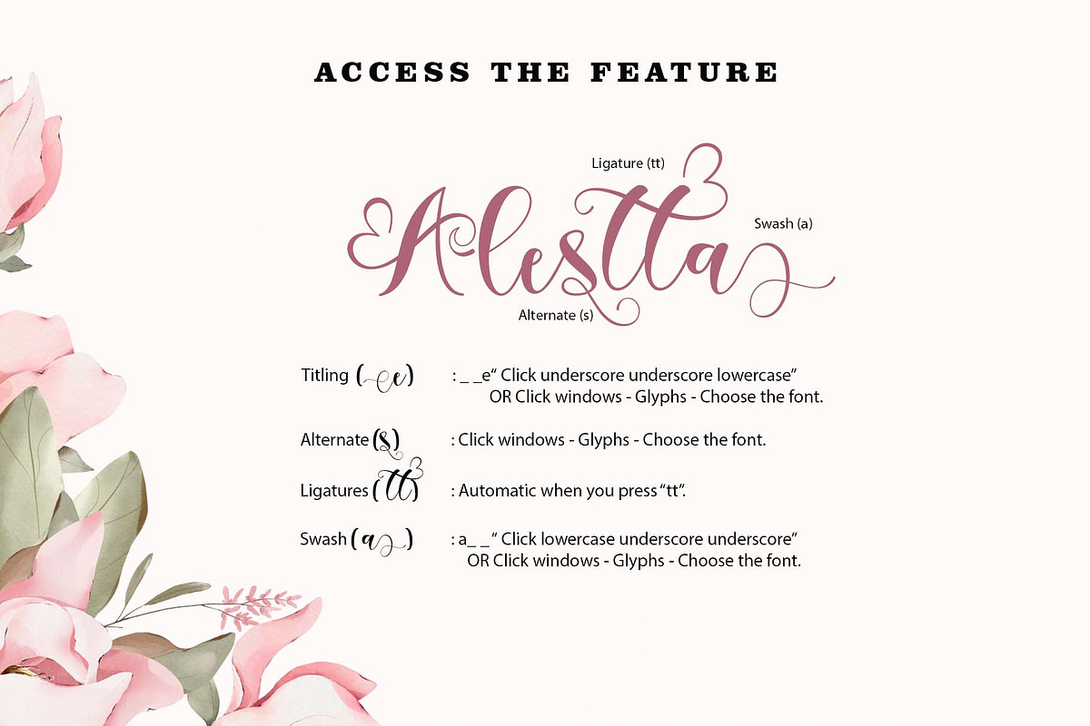 Alestha Butterfly, a Handwritten Font by Yoga Letter (Photo 5 of 7)