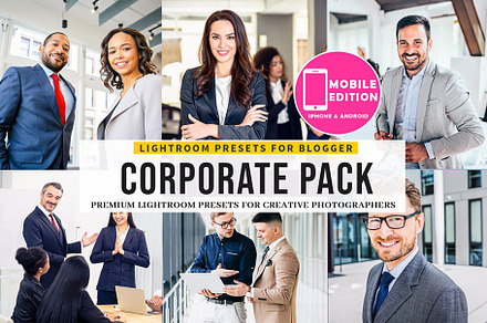 Corporate Lightroom Presets, a Preset Add-On by deeplabstudio7