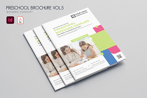 Preschools Brochure Vol.5, a Brochure Template by Bewalrus Studio