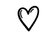 Hand Drawn Heart Doodle Vector Bundl, an Illustration by Creativeshirt (Thumbnail 44 of 48)