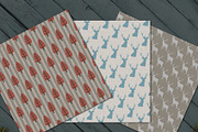Christmas burlap backgrounds, a Pattern Graphic by Paper Farms (Thumbnail 2 of 3)