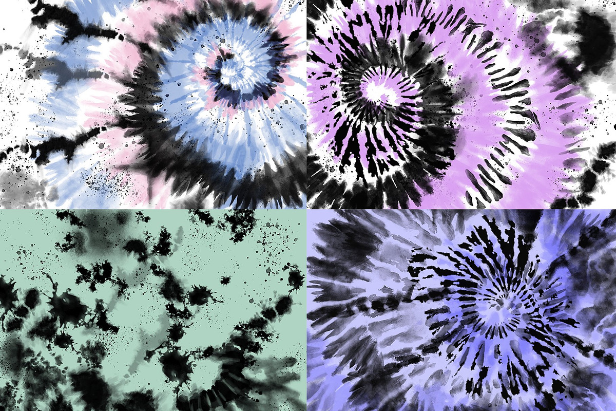 Sale: Pastel Tie-Dye Seamless Bundle, a Pattern Graphic by The Gypsy Goddess (Photo 29 of 48)
