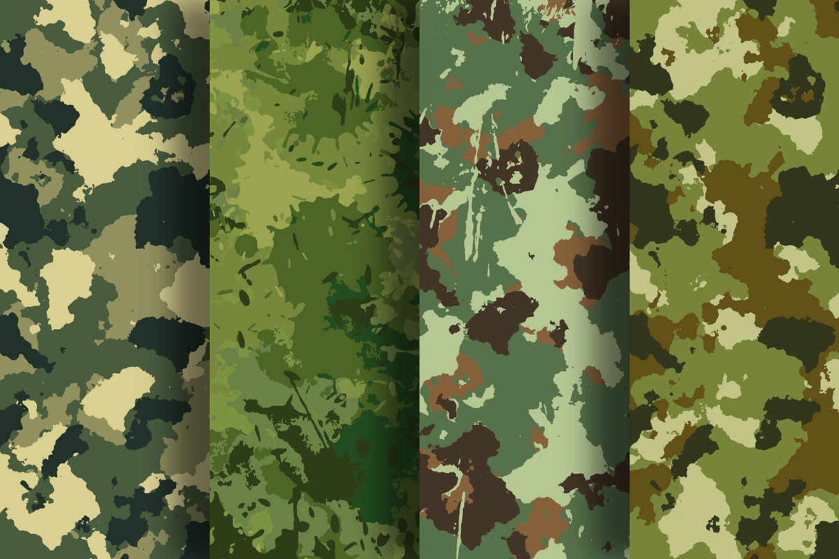 Vector Camouflage Textures, a Pattern Graphic by Iryna Denysova (Photo 9 of 10)