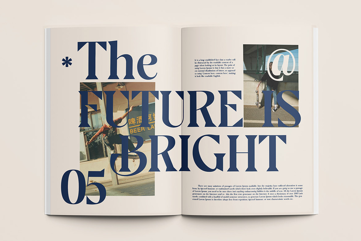Milton Vaurgha Retro Serif, a Serif Font by Cruzine (Photo 4 of 8)
