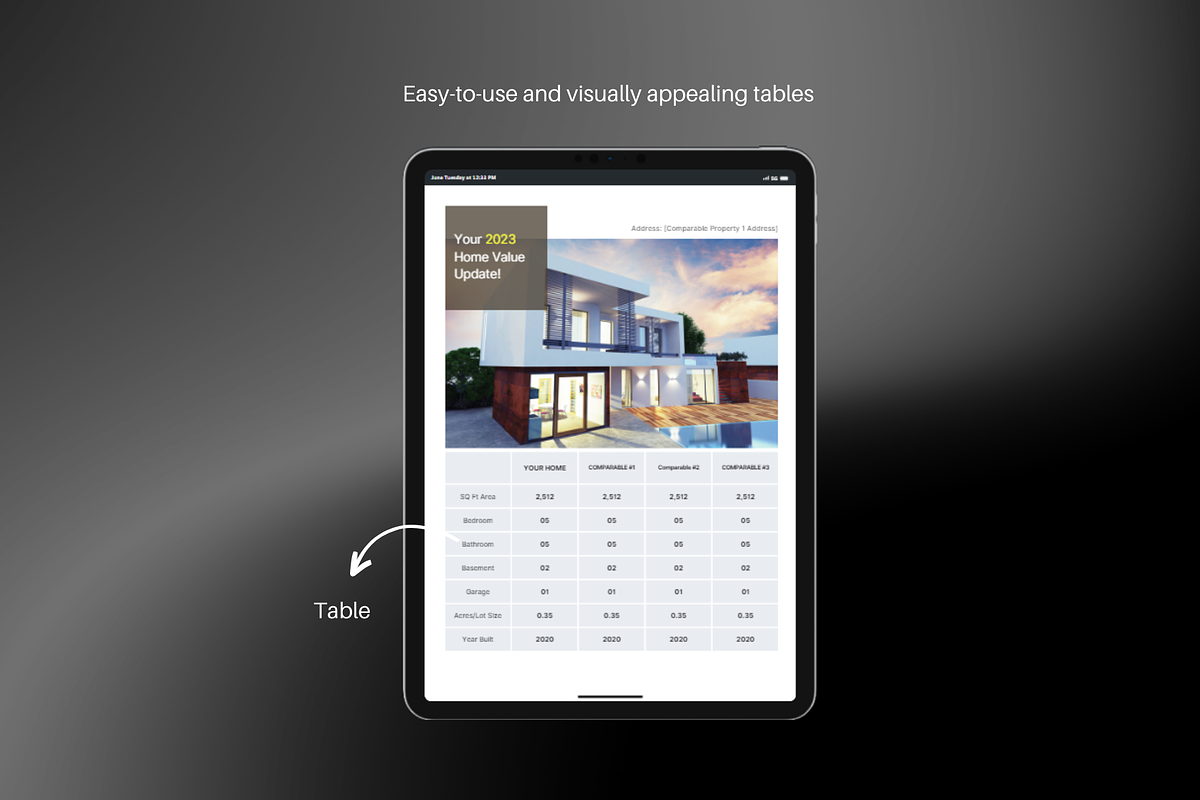 Real Estate CMA Template, a Templates & Theme by Modernastic - Canva (Photo 9 of 11)