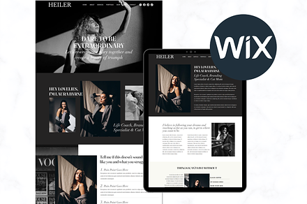 Wix Coaching Website Template, a Wix Template by AdvertFox