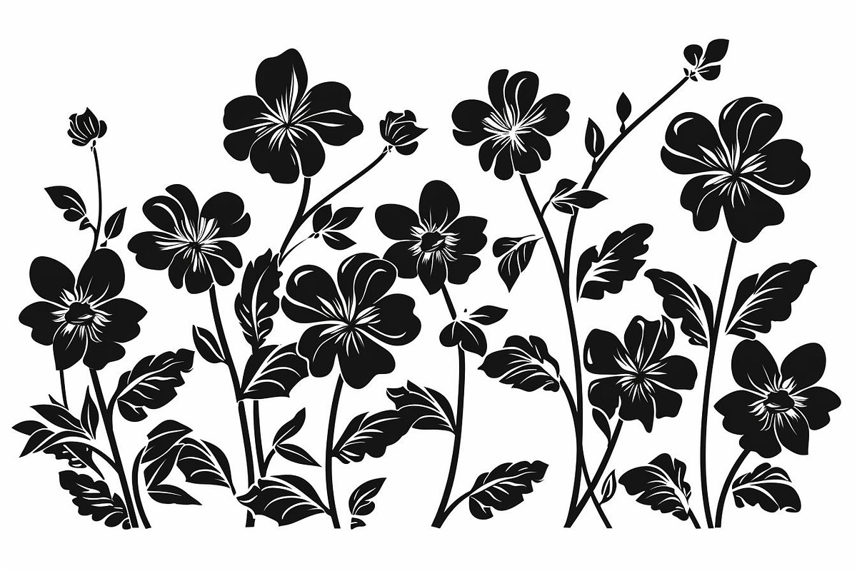 Floral Border & Frame Laser Cut Bund, an Object Graphic by jahid234 (Photo 6 of 11)