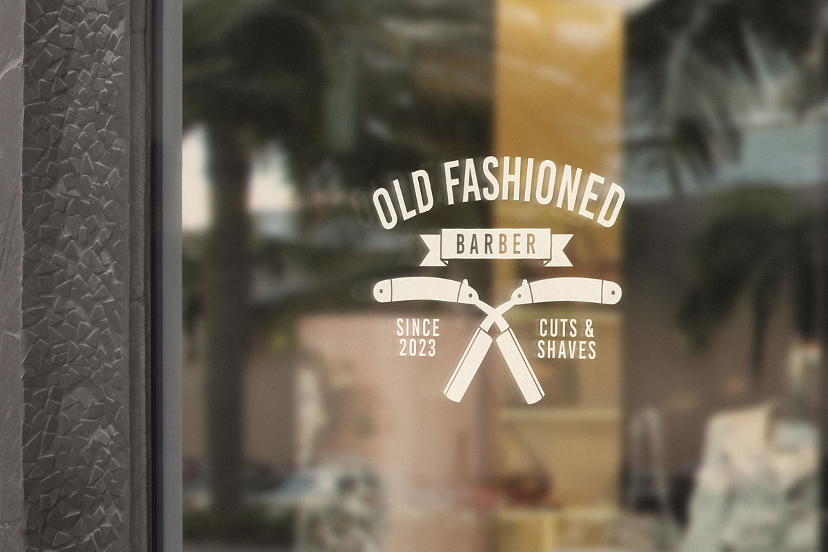Barbershop logo set, a Branding & Logo Template by DenysHolovatiuk (Photo 10 of 10)