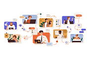 Team communication at work concept, a Person Illustration by Good Studio (Thumbnail 1 of 3)