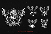 10 Bundle Dark Art Phoenix Bird, an Illustration by Morspective (Thumbnail 5 of 7)