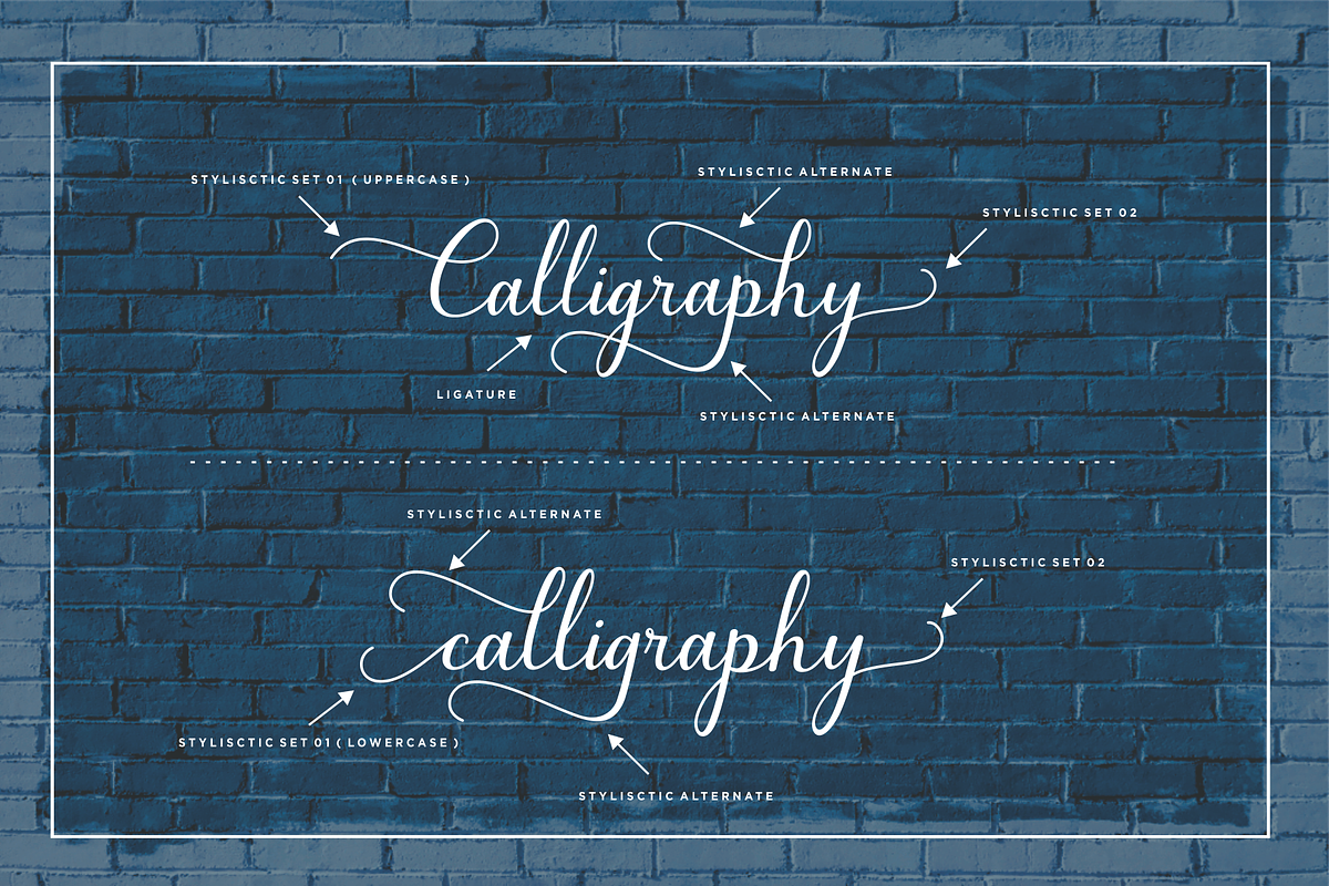 Bluebell - Calligraphy Font preview 2