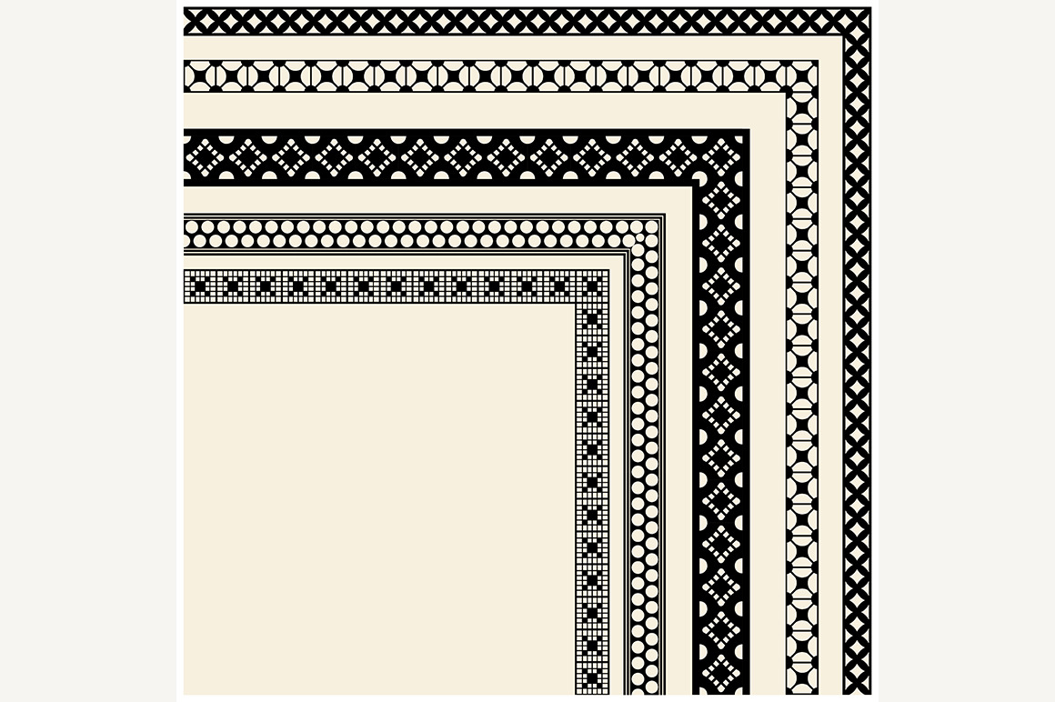vector frame elements, a Texture Graphic by IllustrationArtShop