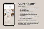 Light Beige Shopify Theme, a Shopify Template by SunshineStudioBoutique (Thumbnail 2 of 9)