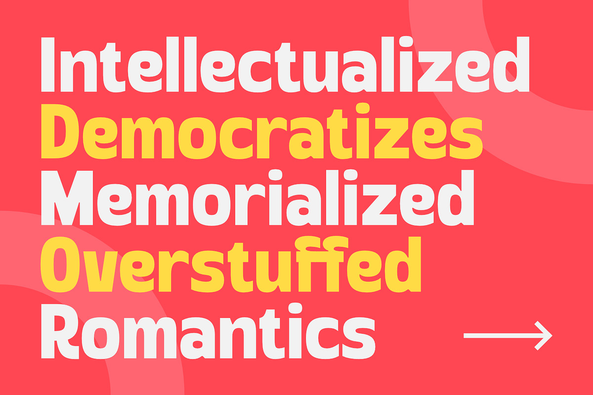Yangko – Playful Display Font Family, a Sans Serif Font by Sekyra Lab (Photo 6 of 14)
