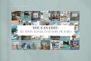 Travel Instagram Canva Templates, a Social Media Template by SociallyyCreative (Thumbnail 3 of 9)