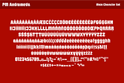 PM Andromeda Sci-Fi & Fantasy Font, a Sans Serif Font by Paper Moon Graphic Supply (Thumbnail 5 of 6)