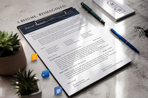 Finance Resume Template, CV Template