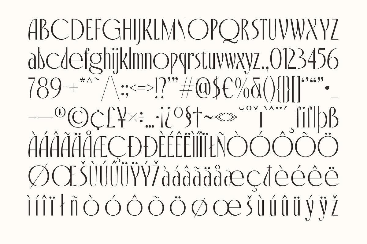 Capires - Art Deco Font, a Font by Craft Supply Co. (Photo 6 of 8)