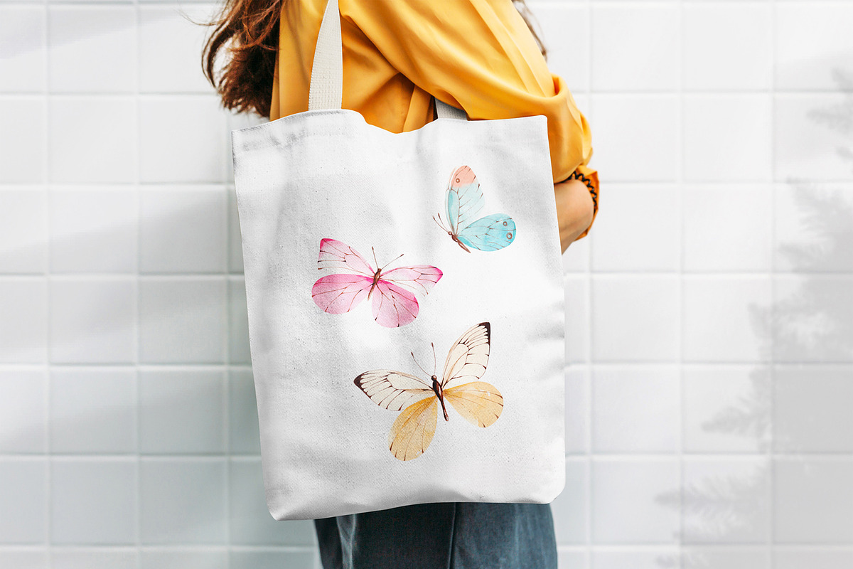 Watercolor Butterfly Set, a Texture Illustration by YuliyaArtGarden (Photo 4 of 9)