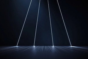 Light beams on dark surface, a Photo by Beautiful things
