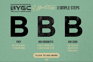 LetterPress Vector Texture Effects