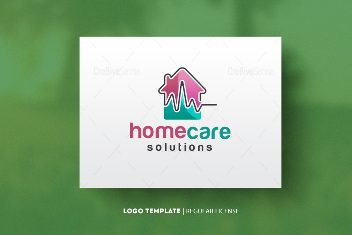 HomeCareSolutions-TemplateLogo, a Branding & Logo Template by Cre8iveSense (Photo 1 of 5)