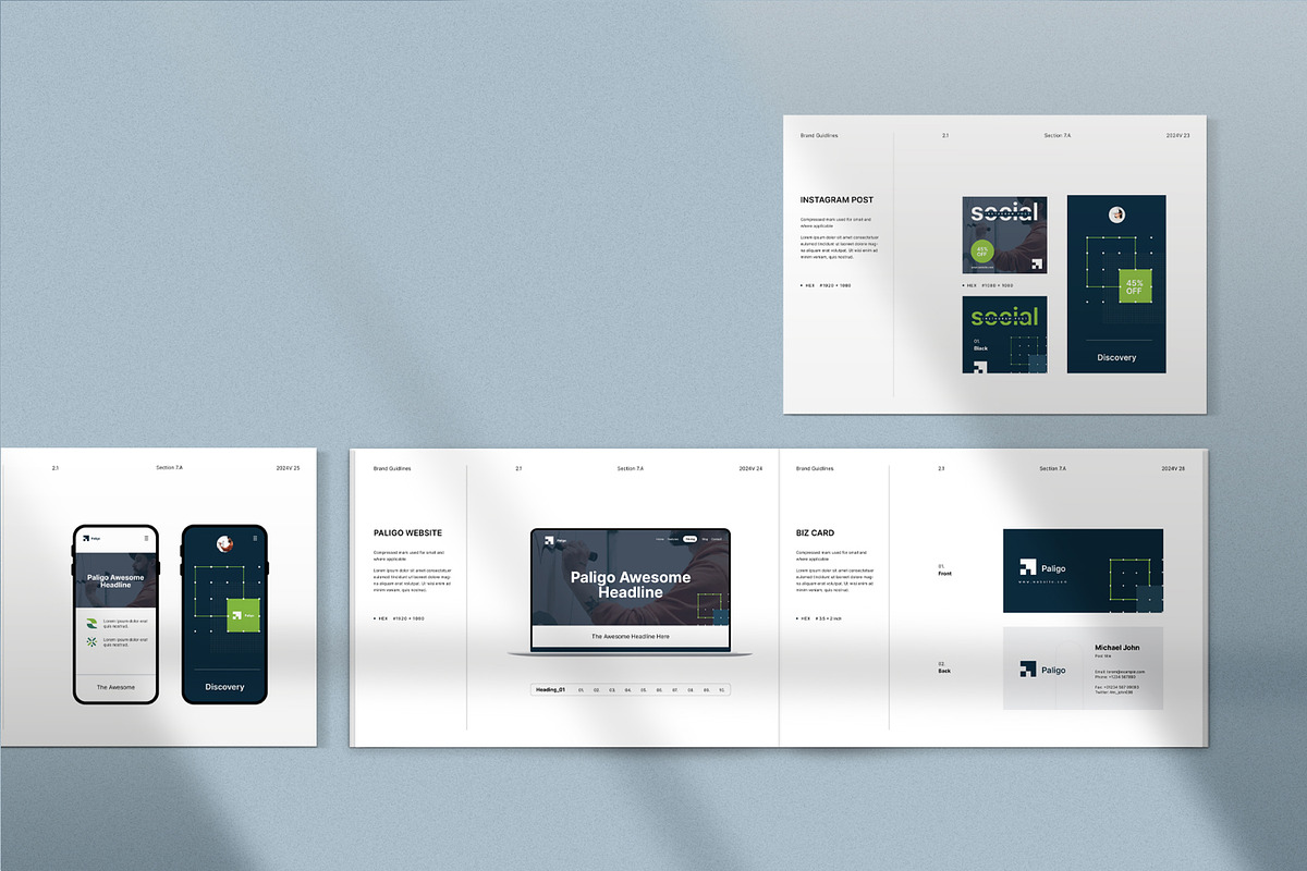 Brand Guidelines, a Brochure Template by S A N D Y (Photo 14 of 15)