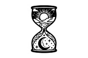 Celestial Sun Moon Hourglass Bundle, an Illustration by Gaye Art (Thumbnail 19 of 31)