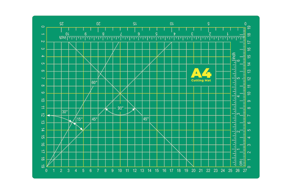 Digital Cutting Mats A2 A3 A4 Sizes, an Object Illustration by bnrcreativelab (Photo 4 of 5)