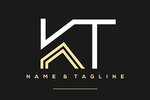 Monogram Icon Logo KT