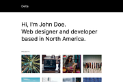 Delta, for Kirby 3.× CMS, a Templates & Theme by Starckio (Thumbnail 1 of 2)