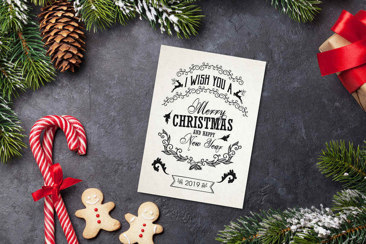 48 Christmas Mockup, a Print Template by Walentin (Photo 14 of 49)
