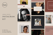 Fashion & Lifestyle Instagram Kit, a Social Media Template by Design District (Thumbnail 1 of 19)