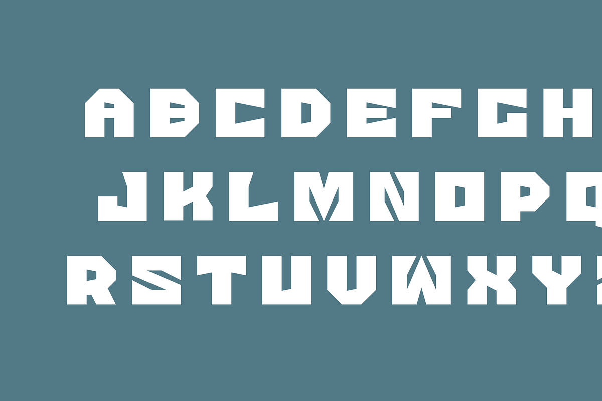 ADV1784 | Chunky san-serif display, a Sans Serif Font by OneTen The Studio (Photo 2 of 6)