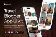 Journal - Travel Blog & News UI Kit, an UI Kit Template by Rafiq | YDN (Thumbnail 1 of 6)