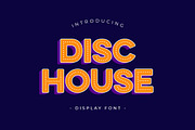 Disc House Display Font, a Sans Serif Font by UICreative (Thumbnail 1 of 5)