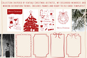 Merry & Red - Christmas line art, a Seasonal Illustration by Nataly_is_Drawing (Thumbnail 4 of 11)