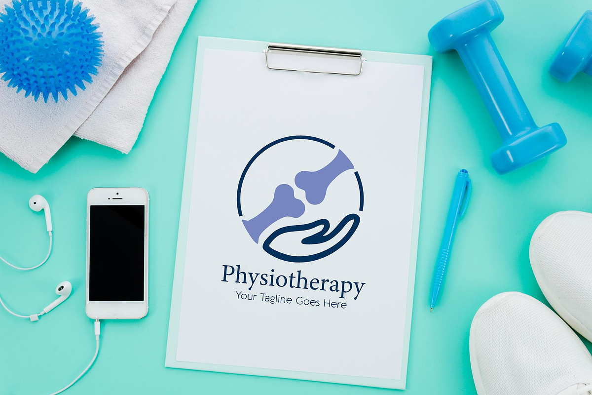Physical Therapy Logo Template, a Branding & Logo Template by YUDesignStore (Photo 9 of 10)